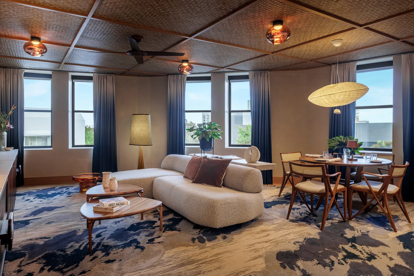 Living area — La Familia Residence — The Moore Miami, Miami Design District